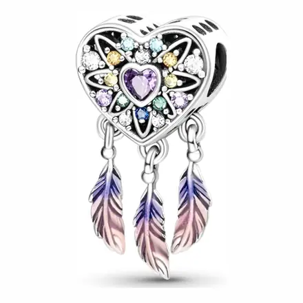 Atrapasueños Corazón Multicolor