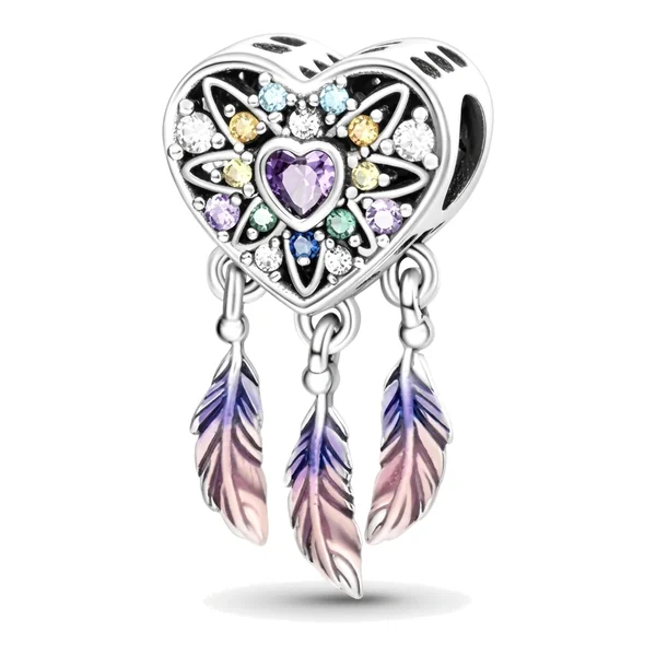 Atrapasueños Corazón Multicolor