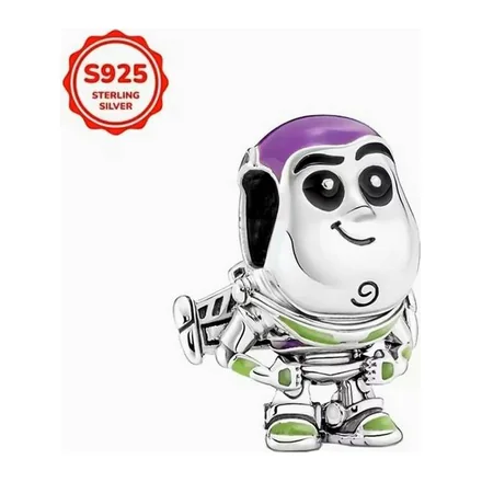 Charm Buzz Lightyear en Plata 925