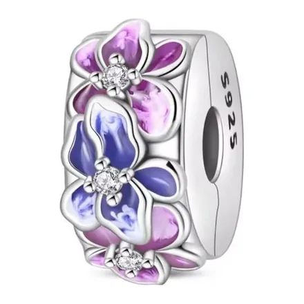 Clip Orquídeas Moradas