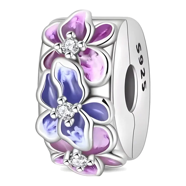 Clip Orquídeas Moradas