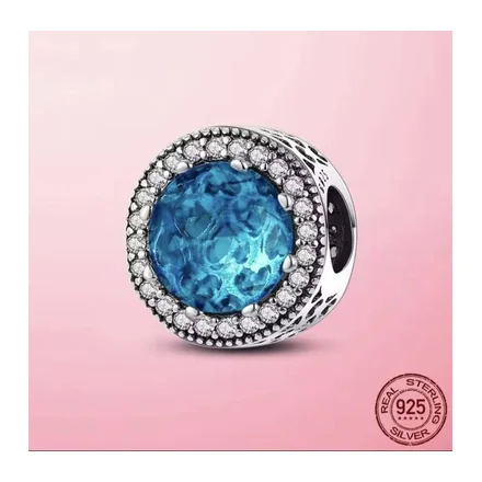 Esfera Azul con Cristales