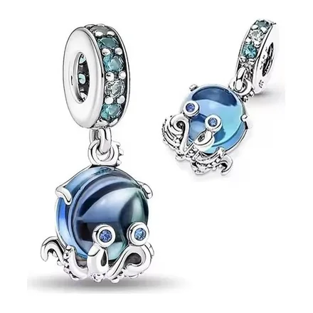 Pulpo Azul Cristal