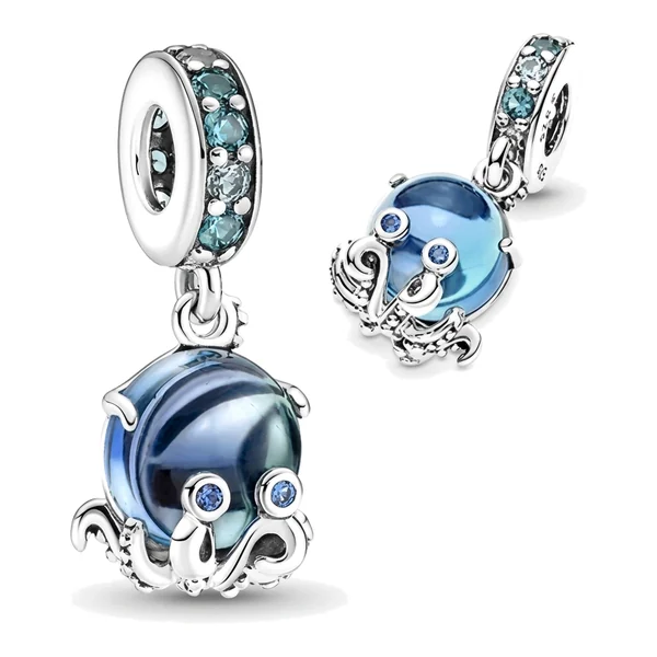 Pulpo Azul Cristal