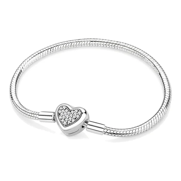 Pulsera Corazón Pavé Pequeño