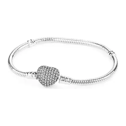 Pulsera Corazón Pavé
