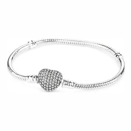 Pulsera Corazón Pavé